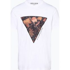 Review - T-shirt męski, czarny. Czarne t-shirty męskie z nadrukiem Review, m. Za 79,95 zł.