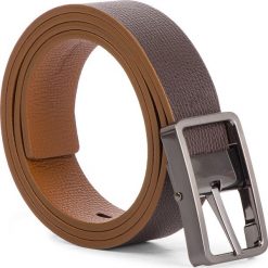 Pasek Męski STRELLSON - 3043R 1090266 205. Pomarańczowe paski męskie marki Strellson, w paski, ze skóry. Za 249,00 zł.