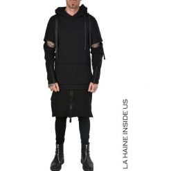La Haine Inside Us Bluza "Skit". Bluzy męskie m, z aplikacjami, z asymetrycznym kołnierzem, długie. Za 689,00 zł.