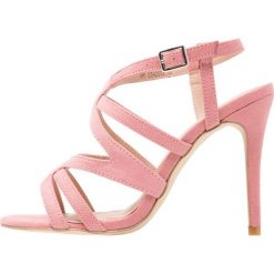Sandały damskie: New Look Wide Fit WIDE FIT WAVEY Sandały na obcasie light pink