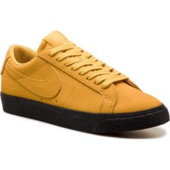 Buty NIKE - Sb Zoom Blazer Low 864347 701 Yellow Ochre/Yellow Ochre. Żółte sneakersy męskie Nike, na co dzień, bez wzorów, ze skóry, eleganckie, bez zapięcia. W wyprzedaży za 319,00 zł.