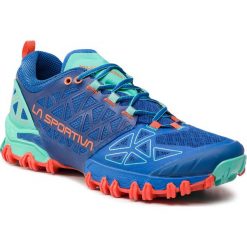Buty LA SPORTIVA - Bushido II W'S 36T612615 Marine Blue/Aqua. Niebieskie buty sportowe damskie La Sportiva, bez wzorów, z tworzywa sztucznego, sportowe, do biegania. W wyprzedaży za 489,00 zł.
