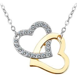 Naszyjniki damskie: Naszyjnik z kryształkami Swarovski – dł. 40 cm