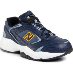 Sneakersy NEW BALANCE - WX452SW Granatowy. Niebieskie sneakersy damskie New Balance, ze skóry. W wyprzedaży za 259,00 zł.