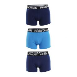 Bokserki Michaelo 303 3-pack Mix1 - zestaw 3 sztuk. Niebieskie bokserki męskie marki Pierre Cardin, bez wzorów. Za 77,90 zł.