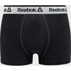 Reebok - Bokserki (2-pack). Czarne bokserki męskie Reebok, bez wzorów, z elastanu. W wyprzedaży za 59,90 zł.
