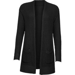 Kardigan bonprix czarny. Czarne kardigany damskie bonprix. Za 109,99 zł.