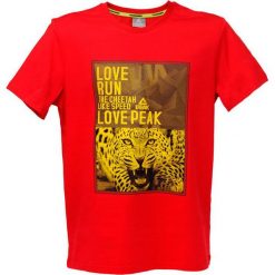 T-shirty męskie: PEAK T-SHIRT MĘSKI czerwony r. XXL F652035