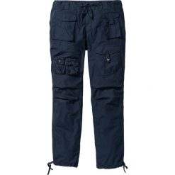 Spodnie bojówki Loose Fit bonprix ciemnoniebieski. Niebieskie bojówki męskie bonprix. Za 79,99 zł.