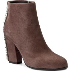Buty zimowe damskie: Botki LORIBLU – 8I I19198 IA Camoscio Mouse