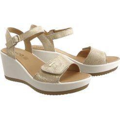 IGI&CO 31741 77 oro, sandały damskie. Koturny damskie IGI&CO, bez obcasa, na koturnie, bez zapięcia. Za 299,90 zł.