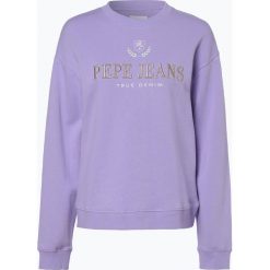 Pepe Jeans - Damska bluza nierozpinana – Celi, lila. Niebieskie bluzy damskie Pepe Jeans, m, z haftami, z jeansu, bez rękawów, bez kaptura. Za 309,95 zł.