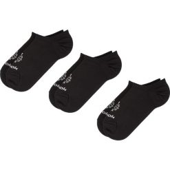 Zestaw 3 par niskich skarpet unisex Reebok - Cl Fo Invisible 3P CV8485 Black. Czarne skarpetki damskie Reebok, bez wzorów, z elastanu. Za 59,95 zł.