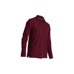 Koszulka polo do golfa męska. Czerwone koszulki polo INESIS, l, z długim rękawem. Za 59,99 zł.