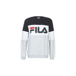 Bluzy Fila STRAIGHT BLOCKED CREW. Szare bluzy męskie Fila, s, bez wzorów, bez kołnierzyka, bez rękawów, bez kaptura. Za 289,00 zł.
