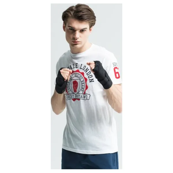 Lonsdale Koszulka Ss Sancroft , biały, rozmiar L. Białe koszulki męskie Lonsdale, m, z nadrukiem, z tkaniny, bez kołnierzyka, bez rękawów. W wyprzedaży za 39,99 zł.