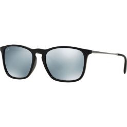Ray-Ban - Okulary. Czarne okulary przeciwsłoneczne męskie Ray-Ban, z tworzywa sztucznego. W wyprzedaży za 359,90 zł.