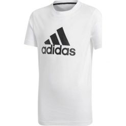 KOSZULKA ADIDAS ESSENTIALS LOGO TEE (116). T-shirty chłopięce Adidas, bez wzorów, z bawełny, bez rękawów. Za 79,99 zł.