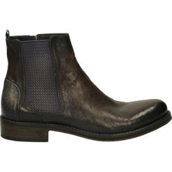 Botki męskie - 7807 S1015-B7. Czarne botki męskie Venezia, z gumy. Za 489,00 zł.