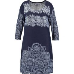 Sukienki: Anna Field Curvy Sukienka dzianinowa white/dark blue