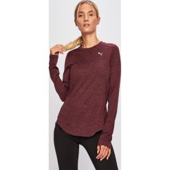 Puma - Longsleeve. Brązowe bluzki damskie Puma, s, bez wzorów, z poliesteru, z okrągłym kołnierzem. Za 139,90 zł.