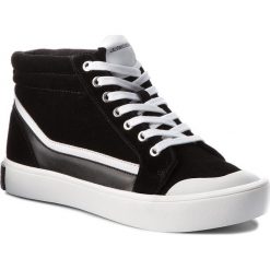 Trampki CALVIN KLEIN JEANS - Dione S1765 Black/White/Black. Czarne półbuty męskie Calvin Klein Jeans, bez wzorów, z jeansu, bez zapięcia. W wyprzedaży za 359,00 zł.