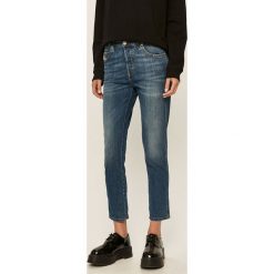 Diesel - Jeansy. Niebieskie jeansy damskie Diesel, s, bez wzorów, z bawełny. W wyprzedaży za 579,90 zł.