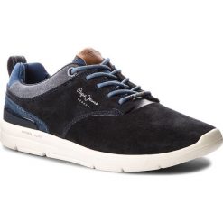 Sneakersy PEPE JEANS - Jayden 2.1 PMS30409 Marine 585. Niebieskie sneakersy męskie Pepe Jeans, na co dzień, bez wzorów, z jeansu, klasyczne, bez zapięcia. W wyprzedaży za 199,00 zł.