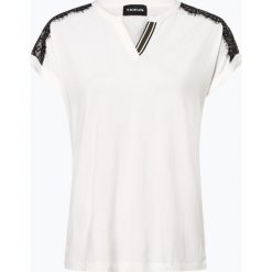 Taifun - T-shirt damski, beżowy. Brązowe t-shirty damskie marki Taifun, bez wzorów, z koronki, bez kołnierzyka. Za 229,95 zł.
