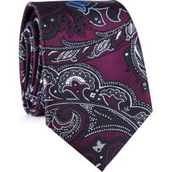 Krawat KWWR001778. Czerwone krawaty męskie marki Giacomo Conti, bez wzorów, z mikrofibry, eleganckie. Za 69,00 zł.