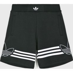 Adidas Originals - Szorty dziecięce 134-176 cm. Czarne spodenki chłopięce adidas Originals, bez wzorów, z poliesteru, sportowe. Za 149,90 zł.