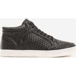 Czarne Trampki Avalon. Czarne buty sportowe męskie Born2be, z tkaniny, na sznurówki. Za 59,99 zł.