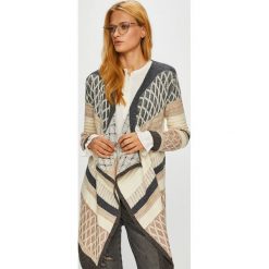 Desigual - Kardigan. Białe kardigany damskie marki Desigual, s, z bawełny. W wyprzedaży za 359,90 zł.