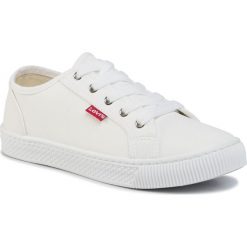 Tenisówki LEVI'S - 225849-1794-51 Regular Wihte. Białe półbuty damskie Levi's®, bez wzorów, z gumy, bez zapięcia. Za 199,00 zł.