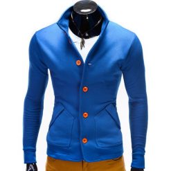 Bluzy męskie: BLUZA MĘSKA ROZPINANA CARMELO – NIEBIESKA