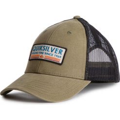 Czapka z daszkiem QUIKSILVER - AQYHA04299 Cqu0. Czarne czapki męskie marki Quiksilver, bez wzorów, z bawełny. Za 129,00 zł.