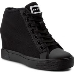 Sneakersy DKNY - Cindy K171031130 Black 001. Czarne półbuty damskie DKNY, ze skóry. W wyprzedaży za 369,00 zł.