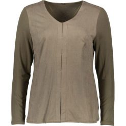 Koszulka piżamowa w kolorze khaki. Brązowe koszule nocne damskie marki Naturana. W wyprzedaży za 117,95 zł.