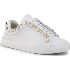 Sneakersy TWINSET - Sneaker 192TCP06G Bianco Ottico 00001. Białe półbuty damskie Twinset, ze skóry. W wyprzedaży za 649,00 zł.