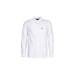 Koszule z długim rękawem Lyle Scott FAFARLITE. Białe koszule męskie marki Lyle & Scott, s, bez wzorów, bez kołnierzyka, z długim rękawem. Za 289,00 zł.