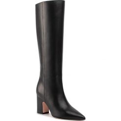 Kozaki RED VALENTINO - SQ0S0C71TPB Nero 0NO. Czarne kozaki damskie Red Valentino, ze skóry, bez obcasa, na obcasie, bez zapięcia. Za 2529,00 zł.