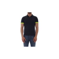 Koszulki polo z krótkim rękawem Sun68 A19117. Niebieskie koszulki męskie SUN68, s, bez wzorów, z krótkim rękawem. Za 336,02 zł.