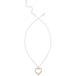 Łańcuszek z kryształami Swarovskiego® bonprix kolor czerwonego złota. Żółte łańcuszki damskie marki bonprix, złote. Za 79,99 zł.