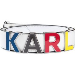 Pasek Damski Karl Lagerfeld. Białe paski damskie w paski. Za 399,00 zł.