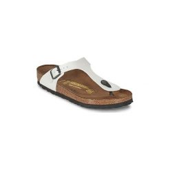 Japonki Birkenstock GIZEH. Białe klapki damskie Birkenstock, bez wzorów, bez obcasa. Za 271,20 zł.