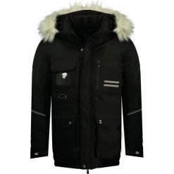 Parka zimowa "Davidway" w kolorze czarnym. Czarne parki męskie Geographical Norway Men, na zimę, s, bez wzorów, bez kaptura. W wyprzedaży za 409,95 zł.