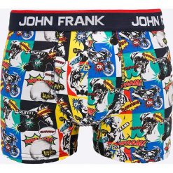 John Frank - Bokserki. Szare bokserki męskie marki John Frank, z bawełny. W wyprzedaży za 29,90 zł.