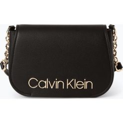 Calvin Klein - Damska torebka na ramię, czarny. Czarne torebki klasyczne damskie Calvin Klein, bez wzorów, ze skóry, na ramię, bez dodatków. Za 579,95 zł.