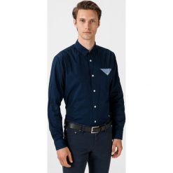 Jack & Jones Arnoldie Koszula Niebieski. Niebieskie koszule męskie Jack & Jones, l, bez wzorów, z bawełny, bez kołnierzyka, z długim rękawem. Za 175,95 zł.