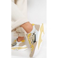 Beżowe Sneakersy Thenos. Brązowe sneakersy damskie Renee. Za 119,99 zł.